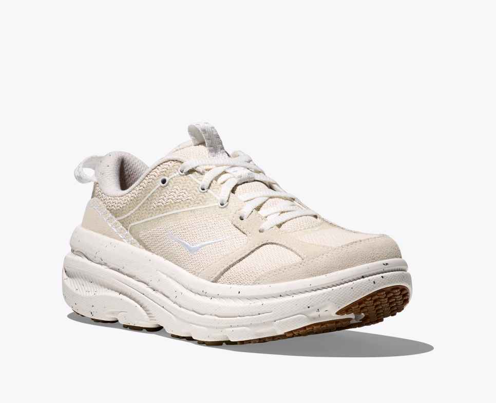 HOKA Vibrant Bloom Bondi B3LS Frost / Pepper