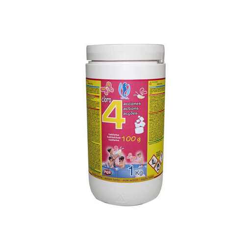 Mugar Hip Chloro 4 Actions T-100 Bt. 1 kg.