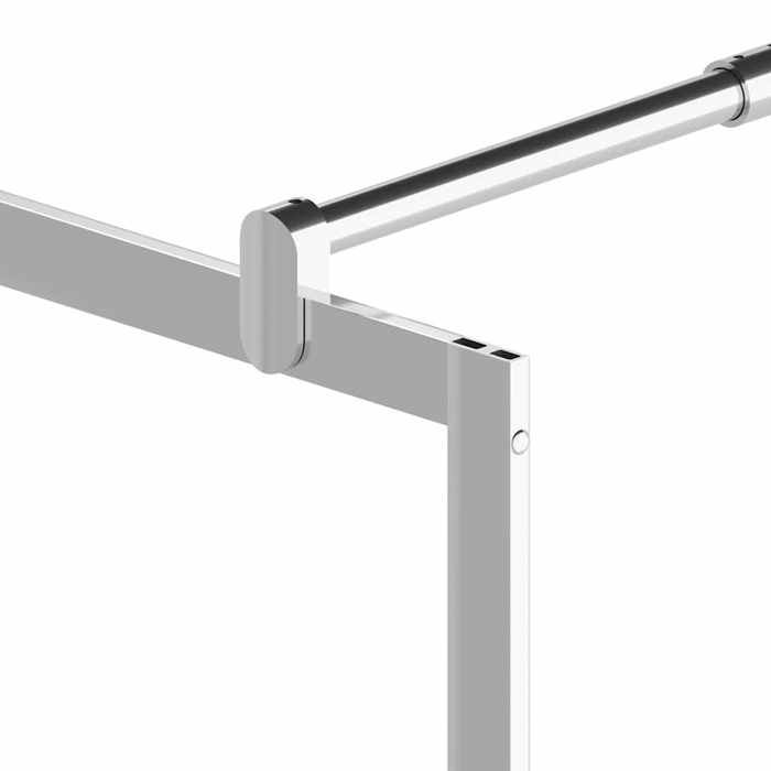vidaXL Walk-in Shower Enclosure Shower Cabin Shower Partition Bathroom Home Interior ESG Clear Glass 146635