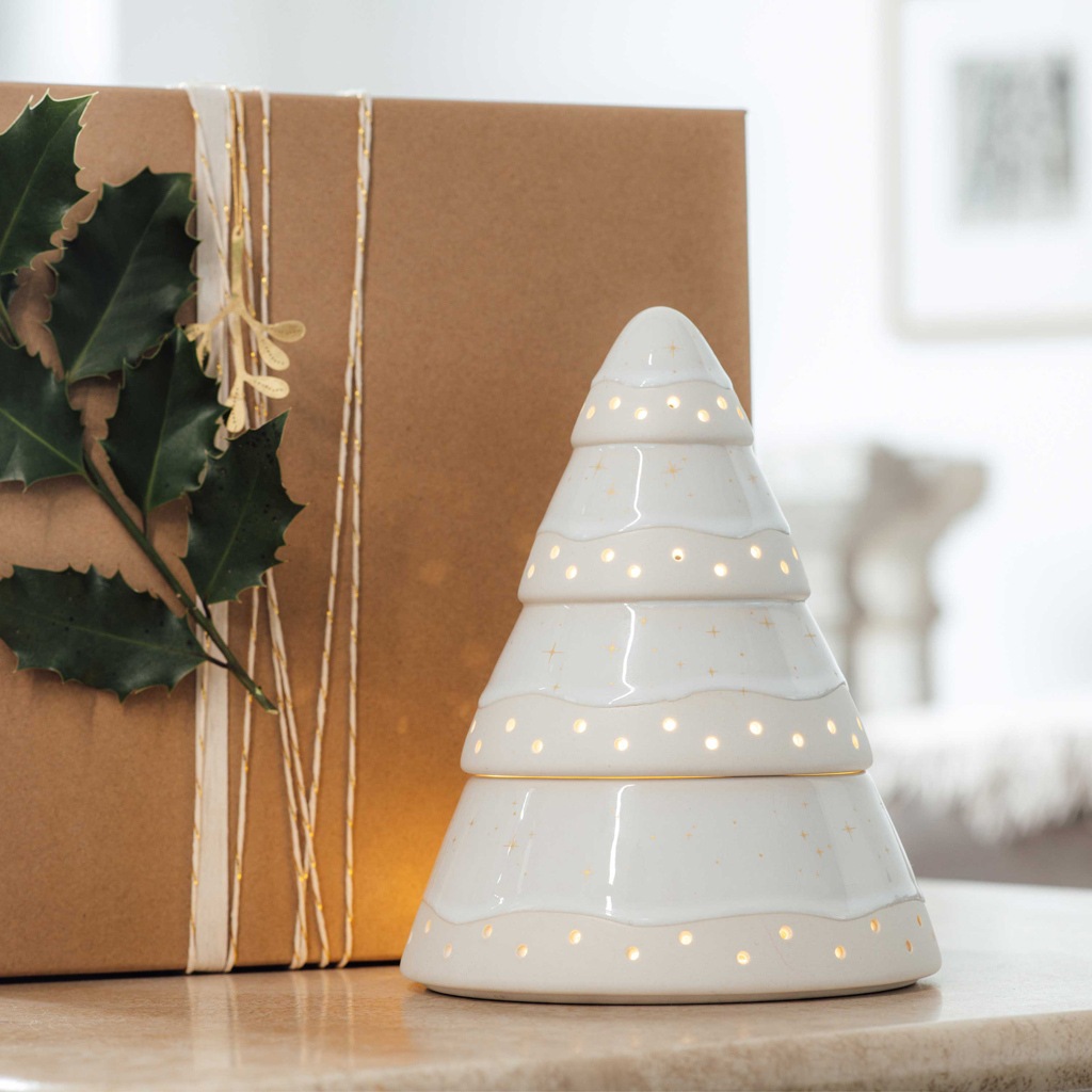 Porte-bougie chauffe-plat « Winter Glow Tree » de Villeroy & Boch – 1 pièce