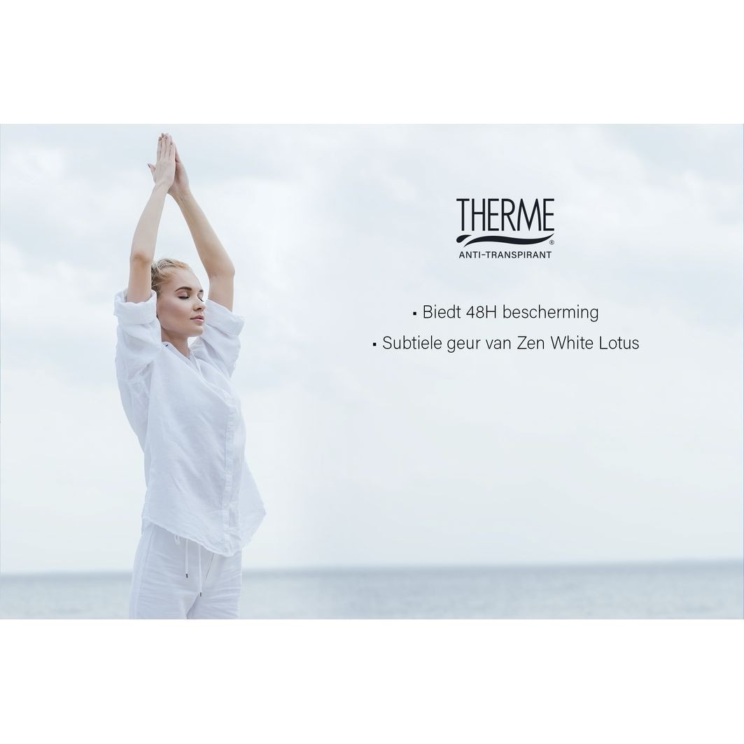 THERME Antitranspirant-Deodorant Zen White Lotus Extra Dry - 75 ml