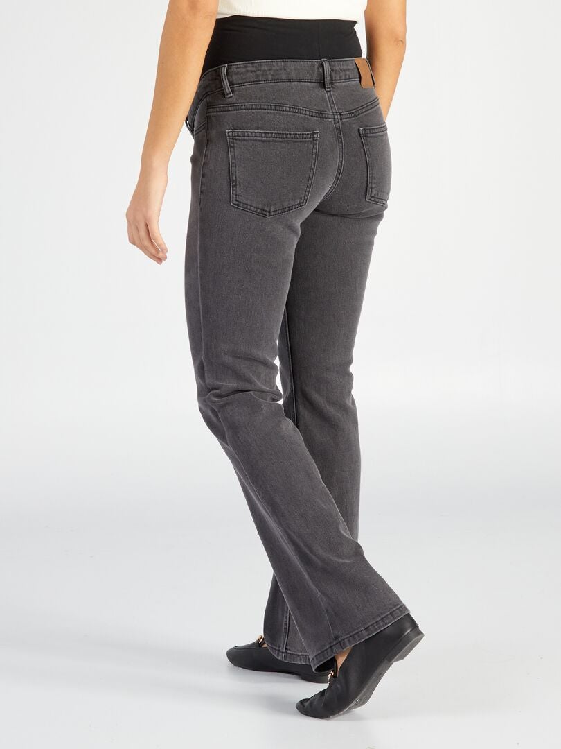 Uitlopende zwangerschapsjeans - GRIJS