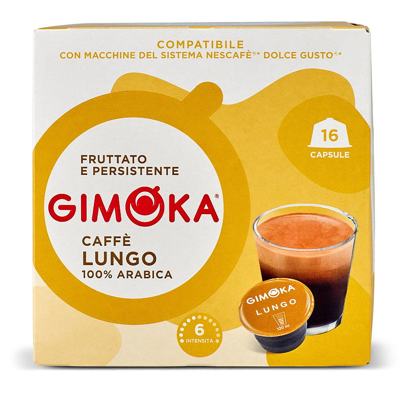 Gimoka kaffekapsler 16-pak Gimoka Lungo