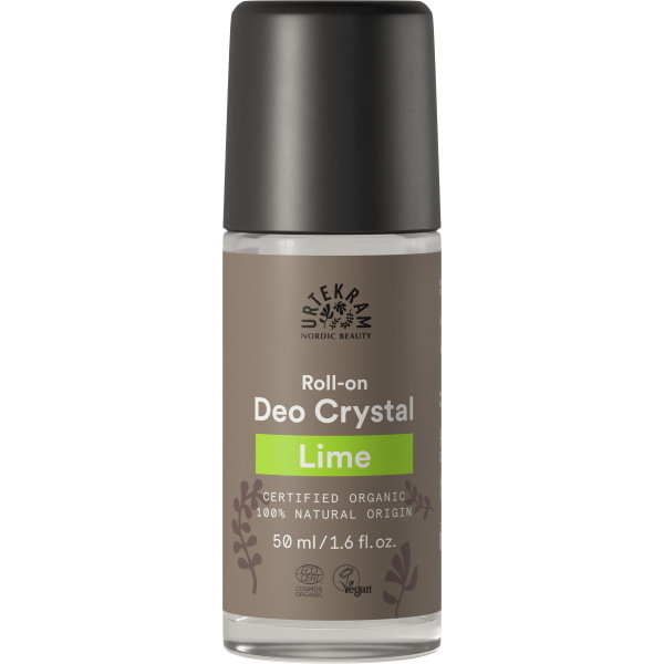 Urtekram Crystal Deodorant Roll-On Lime Luomu - 50ml