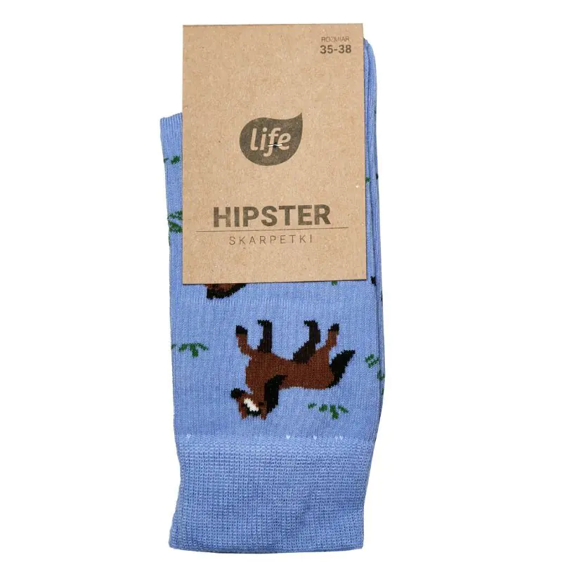 Life Skarpetki Hipster Wzór Konie Rozm. 35-38