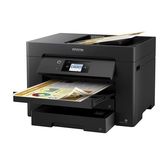 Impresora multifunción EPSON WorkForce WF-7830DTW - Wi-Fi - Inyección de tinta (color) - Negra