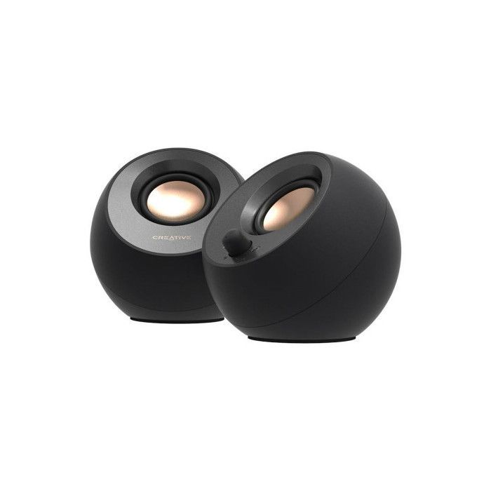 Enceintes - Creative - Pebble V3 - USB-C - Bluetooth 5.0 - Haut-parleurs large bande 2,25