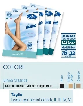 SAUBER Sauber Classic Line panty met effen breisel 140 Den, zwart, maat 2