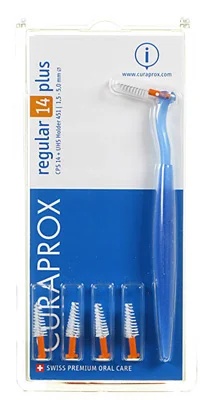 CURAPROX Curaprox Regular Plus Interdentalbürsten CPS 14 orange konisch 5 Stück Mundhygiene