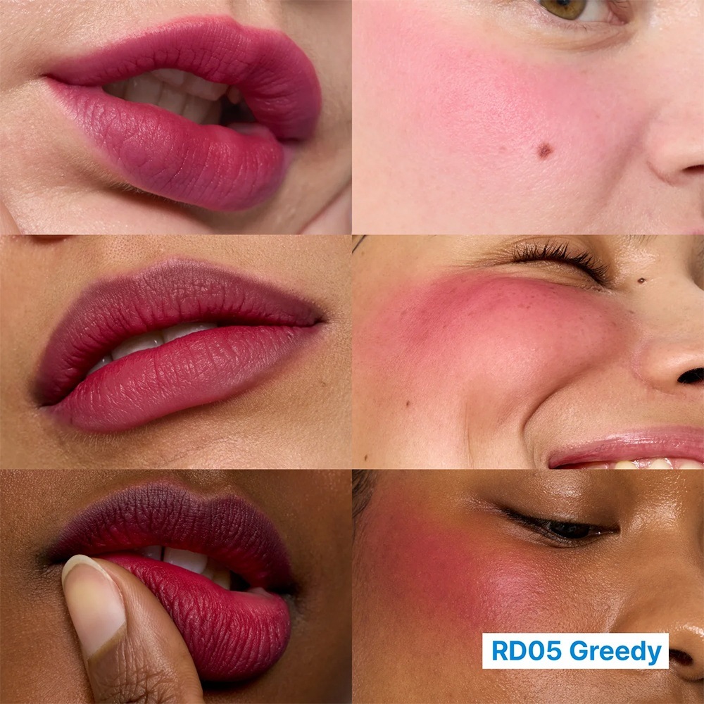 „fwee Blush Lip&Cheek Blurry Pudding Indelis“ [Raudingas momentas] - 0,01 kilogramo