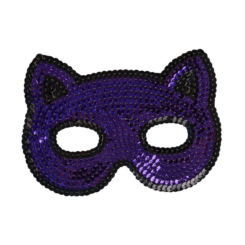 Time 2 Change Halvmaske med pailletter Halloween