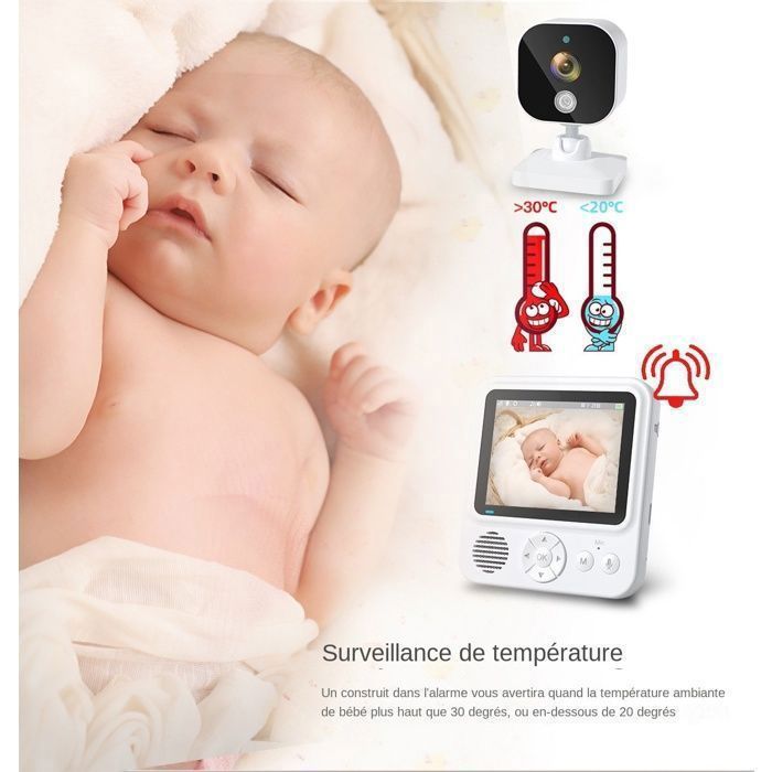 Babyphone vidéo  - Écran 2.8