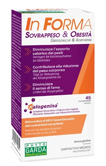 PHYTO GARDA Phyto Garda In Forma 45 tabletten vermindert de koolhydraatinname.