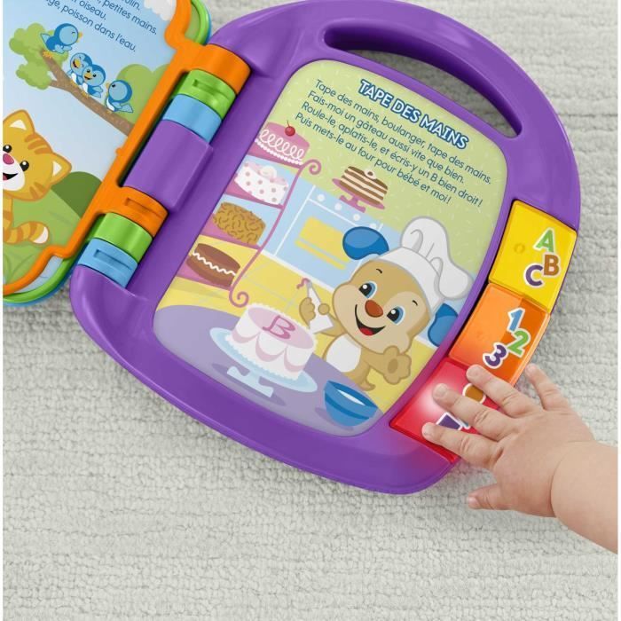 Fisher-Price - Interactief kinderliedjesboek - Babyboek - 6 maanden en ouder CDH39