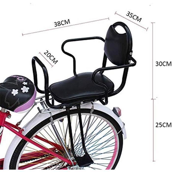 Rücksitz für Elektrofahrräder, Mountainbike-Kindersitz mit hohem Sicherheitsbügel