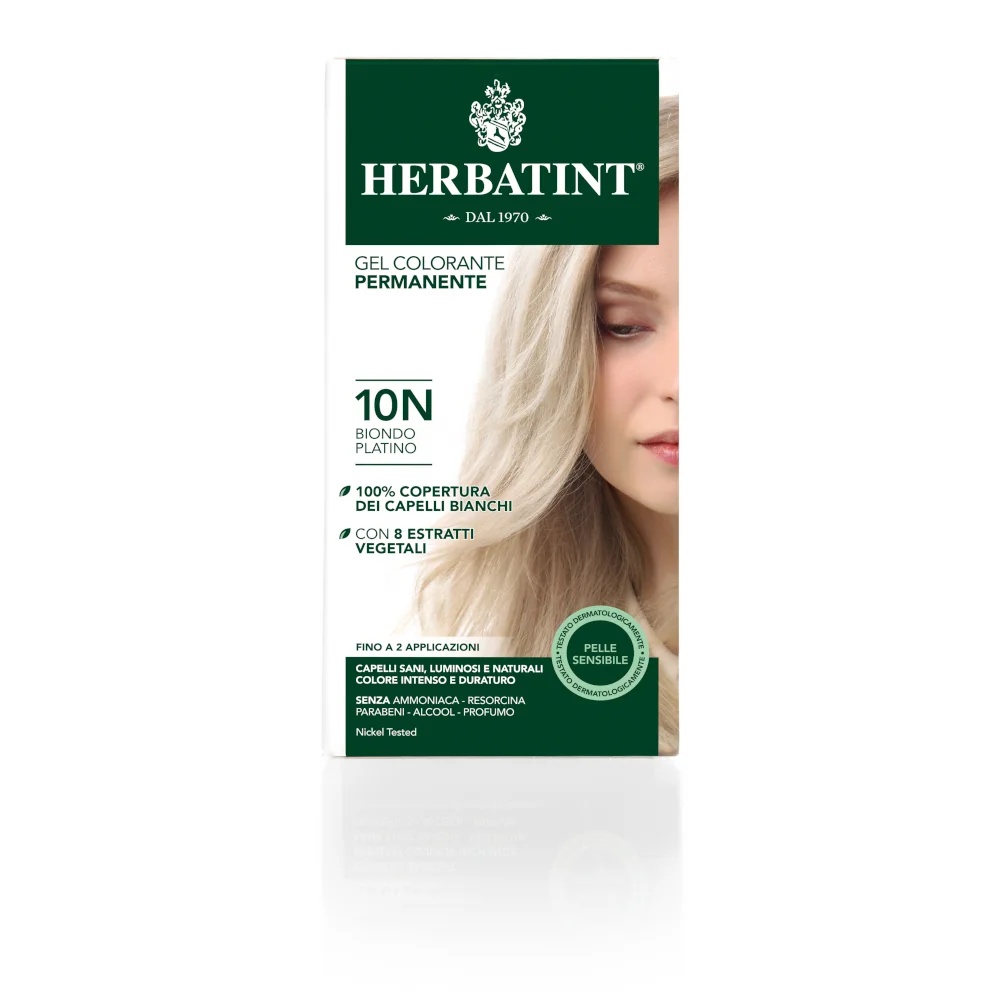 HERBATINT Herbatint Permanente Gel 10N Platinablond 150 ml Haarkleur