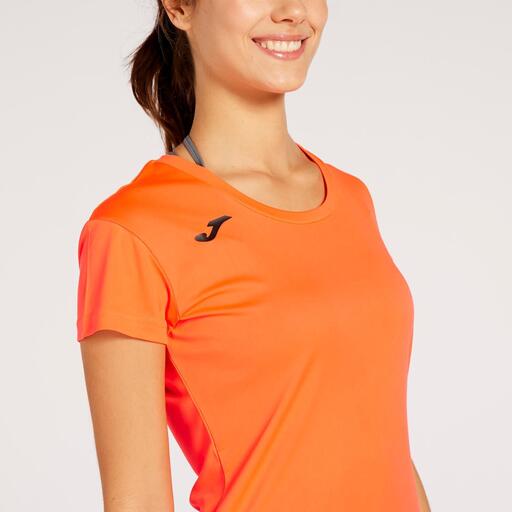  Camiseta Manga Corta Joma Record II Coral Flúor
