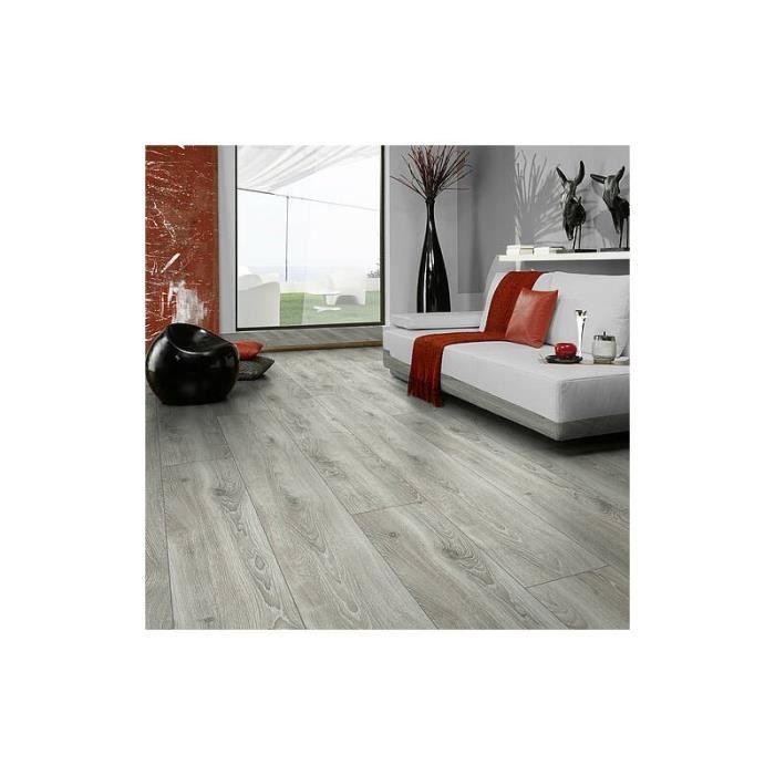 KRONOTEX - Kronotex Parquet Stratifié Mammut Plus - Chêne Highland Argent D4797 - 1845 x 244 x 10 mm