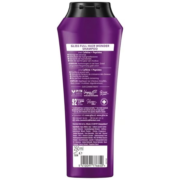 Gliss šampon za punu kosu Wonder 250ml<br>250ml