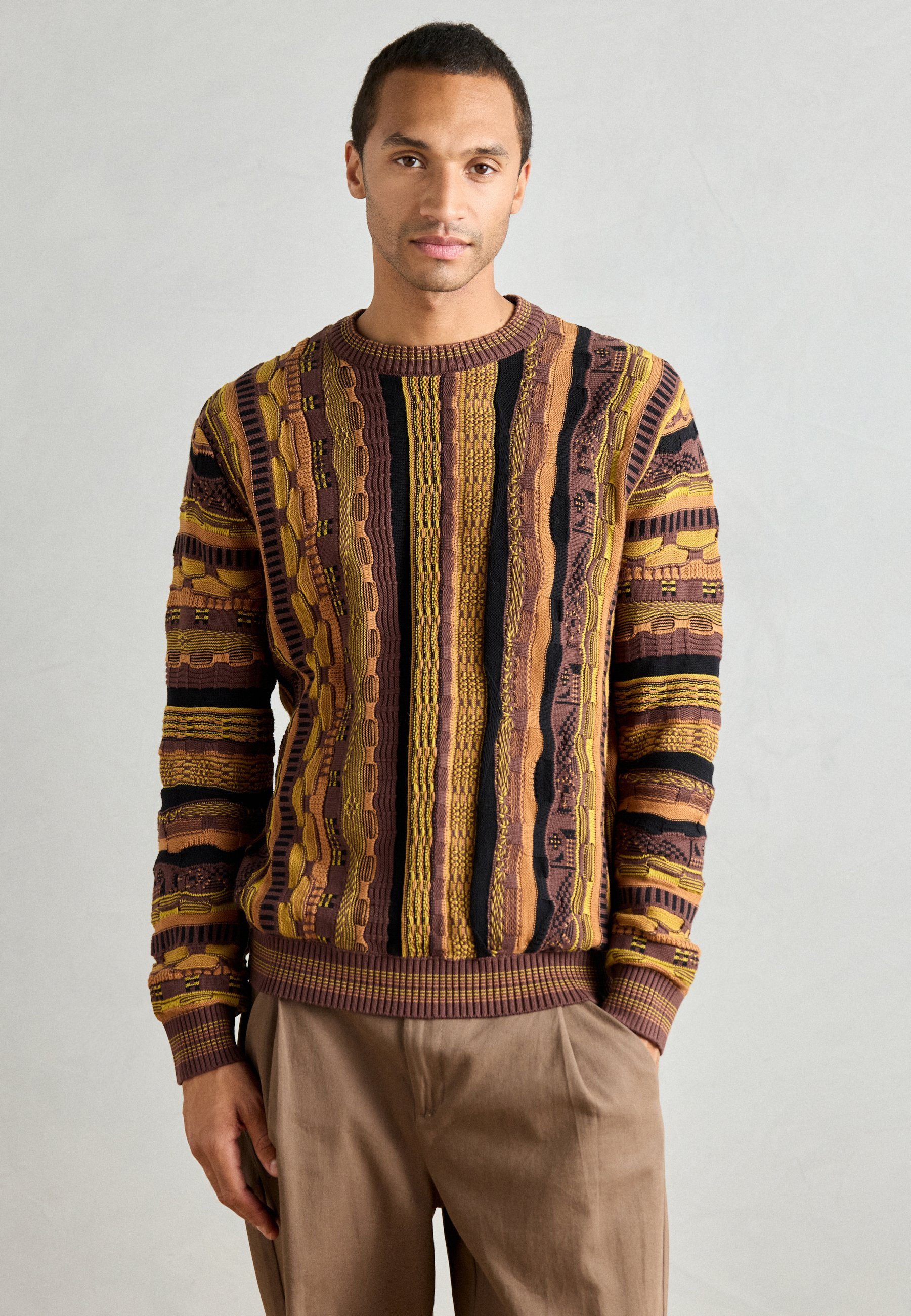 Pull INDICODE JEANS - terreau