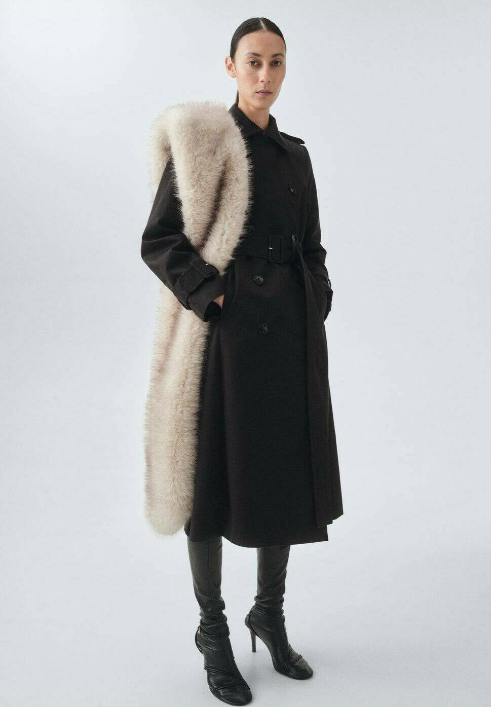 Trench coat Mango - nero
