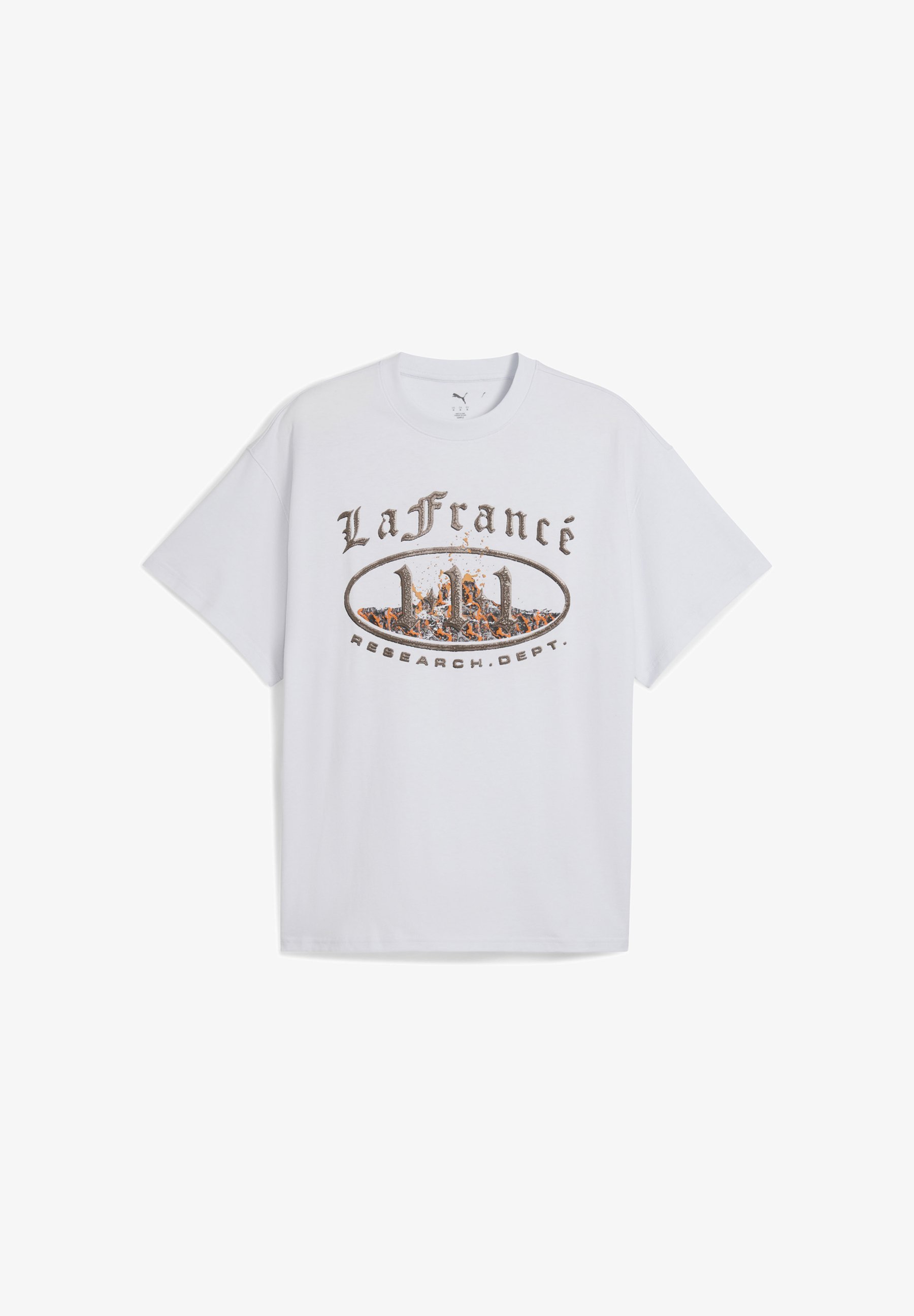 Puma LAFRANCÉ HEEM - T-shirt met print - zilvermist