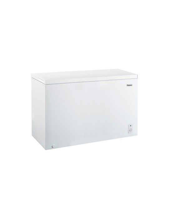 Congelatore a pozzetto FrigeluX CCO400BE bianco – 395 L – Classe energetica E – 135,5 cm – Termometro digitale – Sbrinamento facilitato