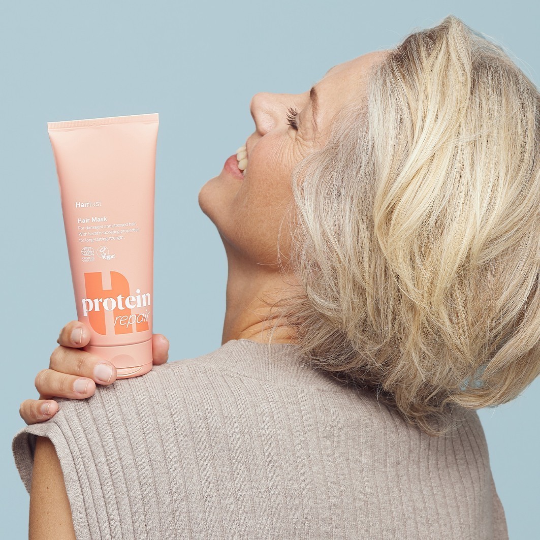 „Hairlust“ atkuriamoji plaukų kaukė su baltymais, 200 ml