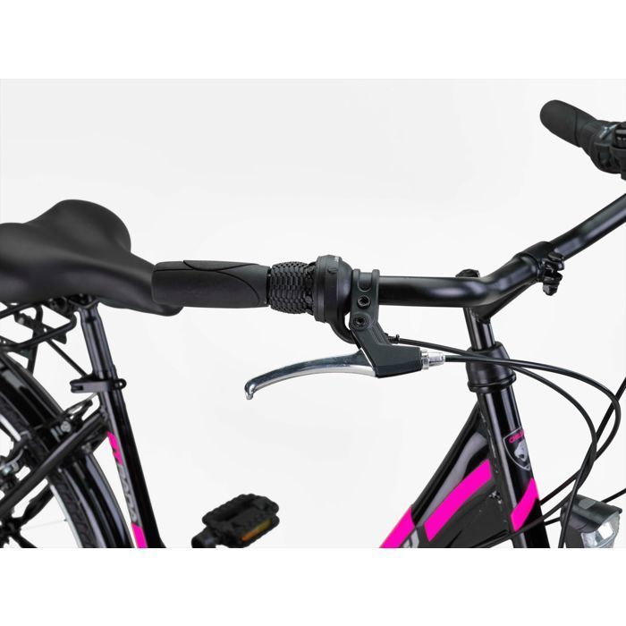 Citybike - CHILLAXX Strada - 26 pouces  21 vitesses - Noir - V-Bremse