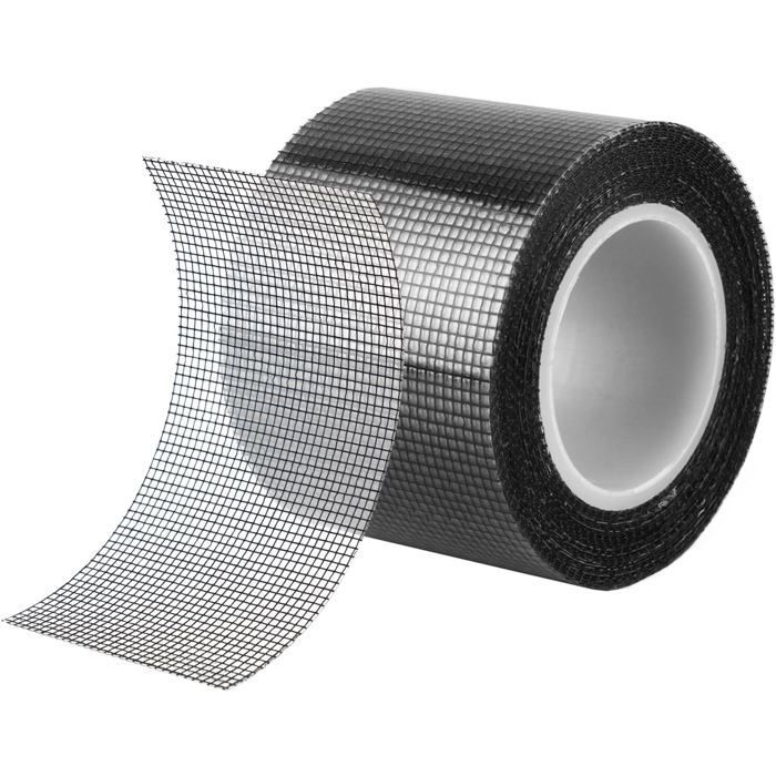 Ruban adhésif de Réparation pour Moustiquaires 50 mm x 5 m Ruban de Fibre de Verre Répare Moustiquaires Forte Autocollant