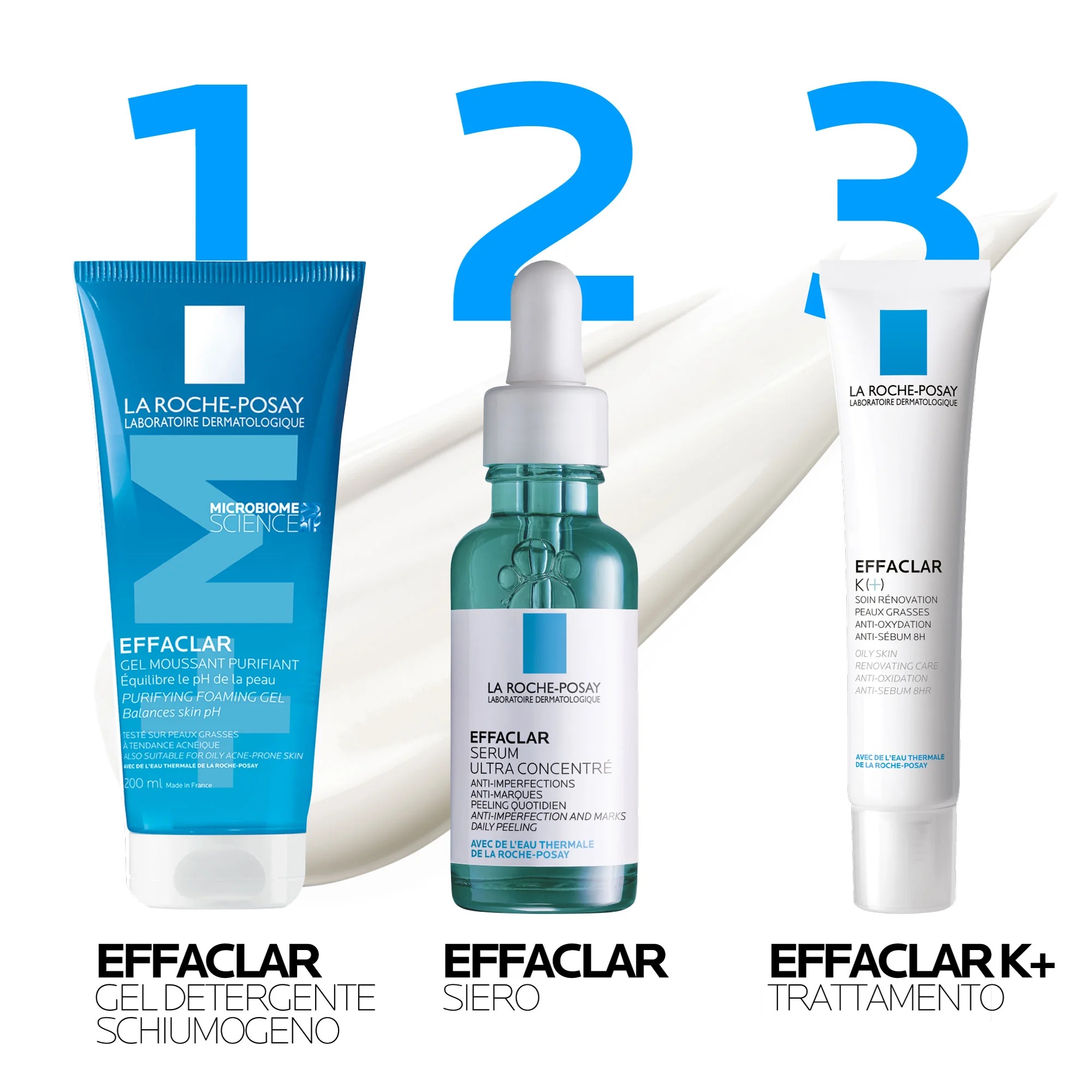 LA ROCHE POSAY La Roche Posay Effaclar K+ 40 ml Regenerierende Pflege für fettige Haut Fettige oder unreine Haut