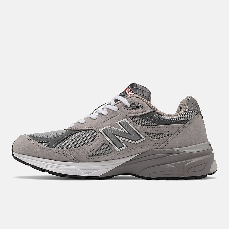 Męskie buty MADE in USA 990v3 Core – szare z białym