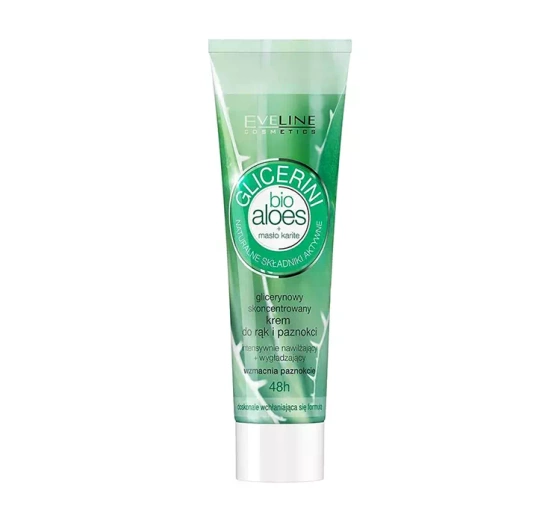 Eveline Cosmetics Glicerini Bio Aloes glicerynowy krem do rąk i paznokci 125 ml