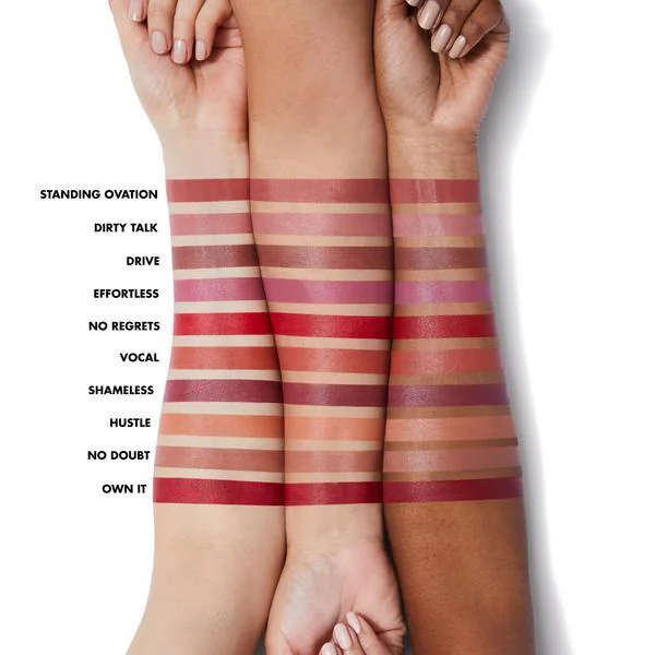Labial satinado elf O Face Sin Arrepentimientos