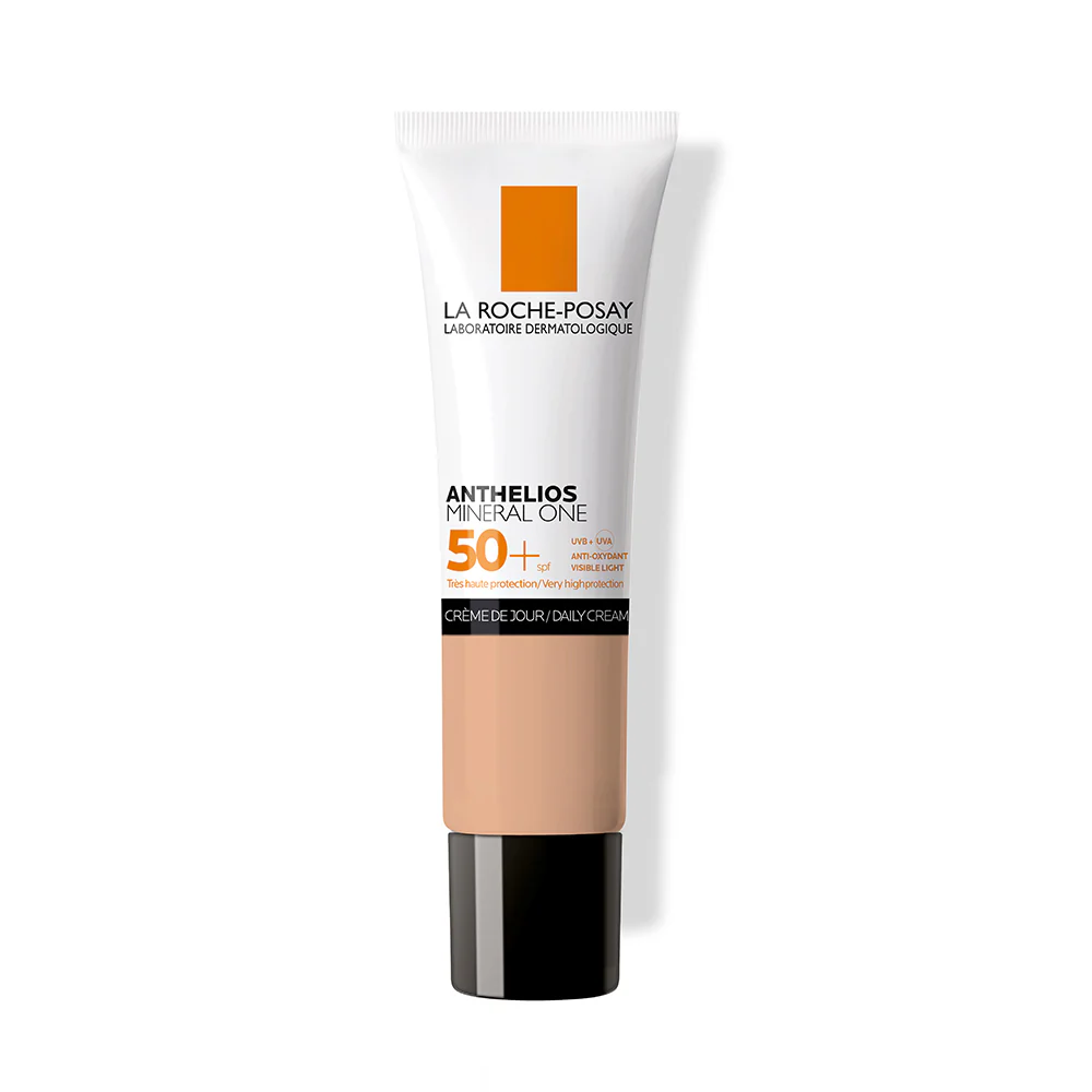 Anthelios Crema viso Fondotinta SPF50+ filtro 100% minerale - Fondotinta crema, Solare viso alta prot.