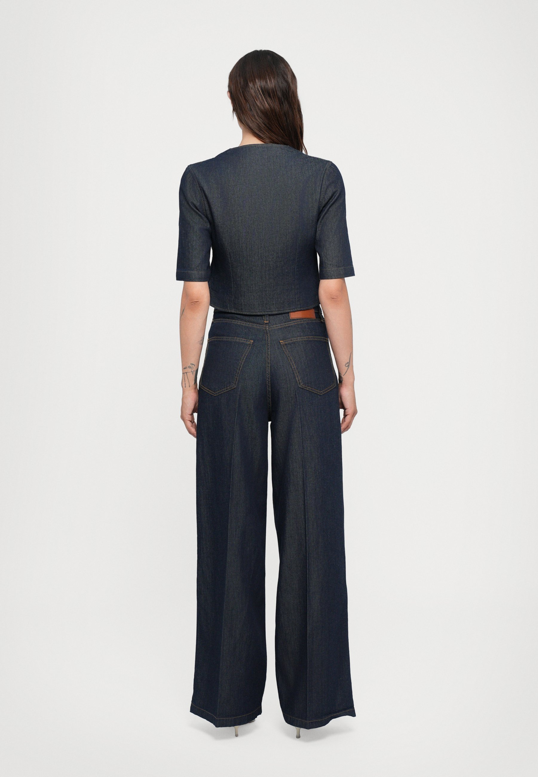 OFFICINE GENERALE LUBENA - Blouse - donker indigo
