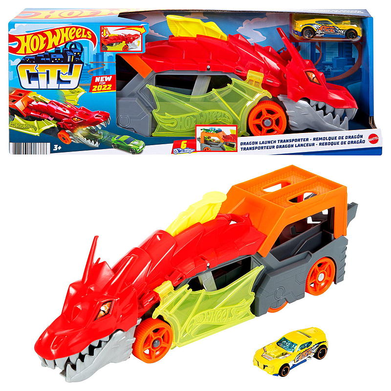 Hot Wheels City -lohikäärmeen laukaisualusta