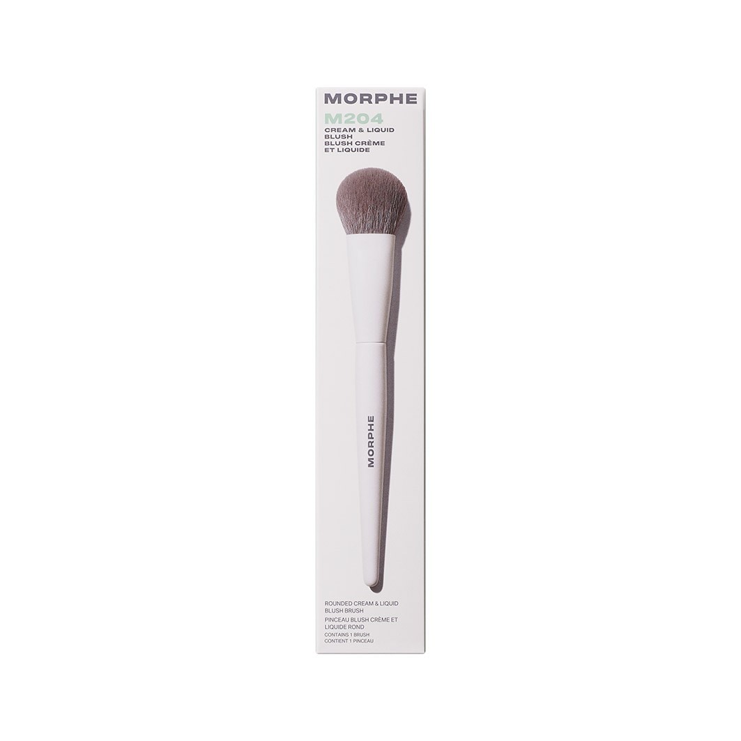 Pennello Morphe Rouge M204, pennello arrotondato per fard in crema e liquido – 1 pezzo