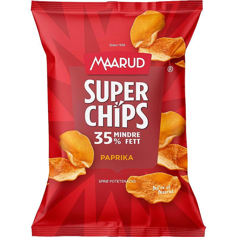 Maarud Superchips 140 g paprikaa
