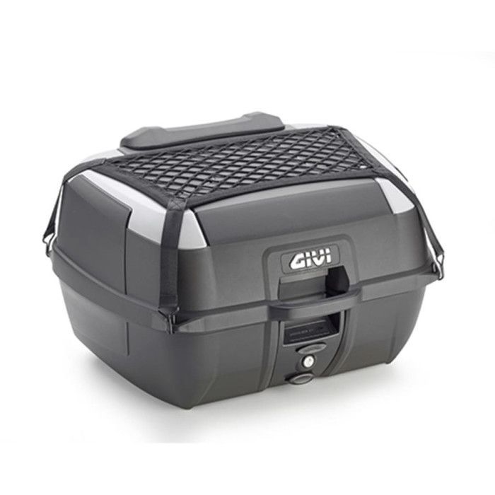 MONOLOCK® Topcase - GIVI - 45 Liter - Schwarz - Universelle Montageplatte - Vier Jahreszeiten