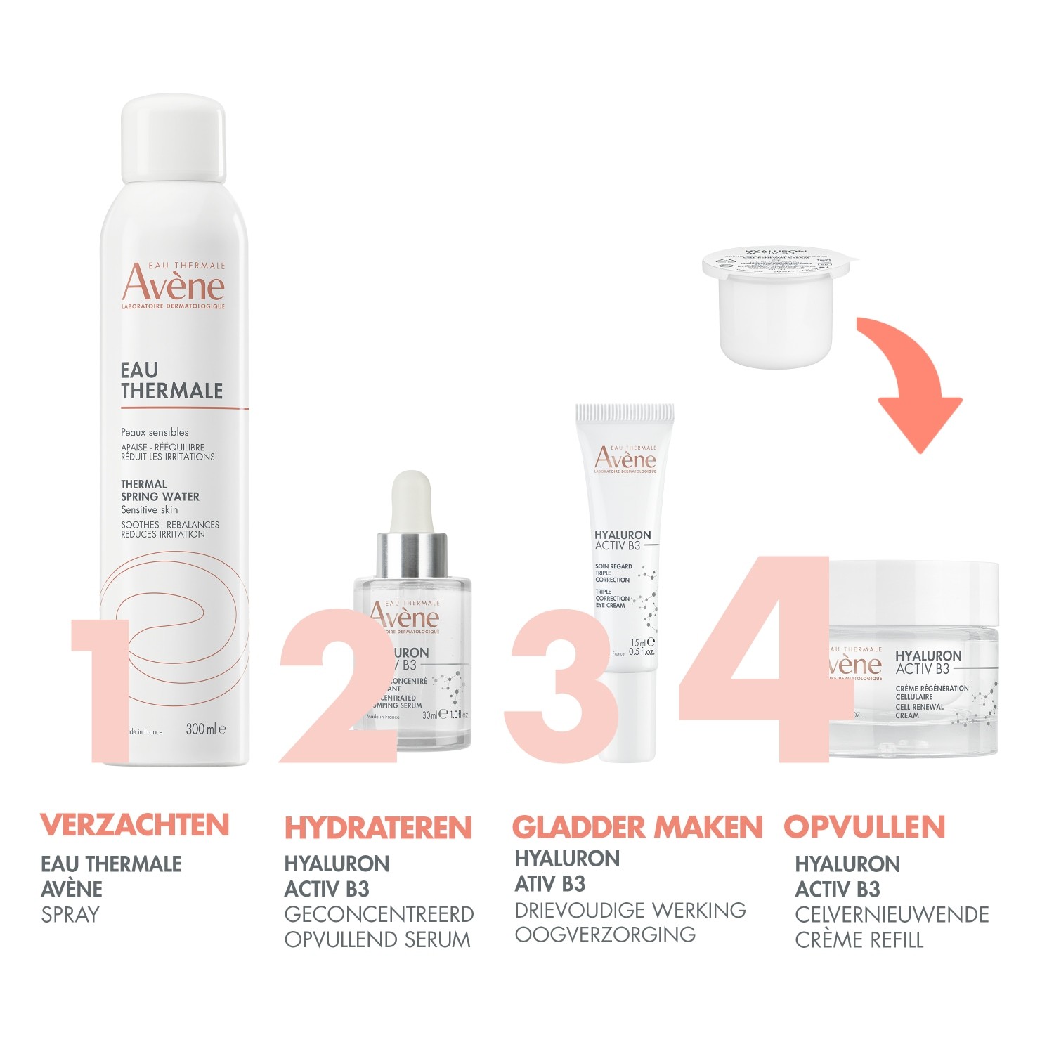 Avène Anti-Aging Pflege Hyaluron Activ B3 Renewal Punishing Cream - 50 ml