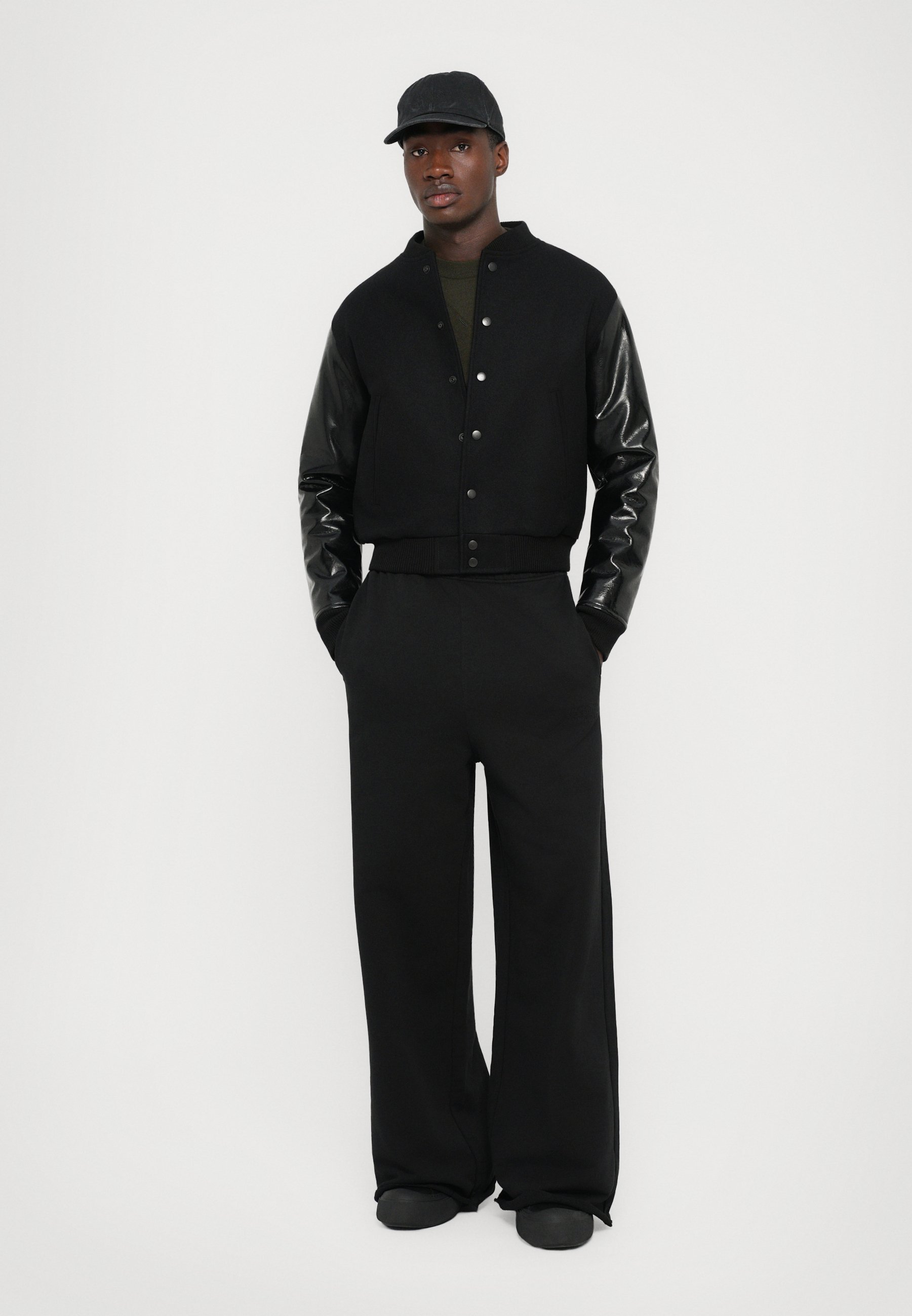 Veste en similicuir MM6 Maison Margiela - noire