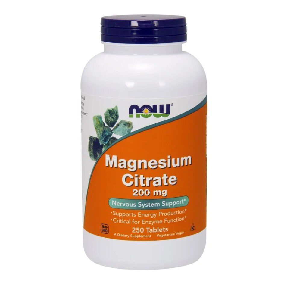 Citrato di magnesio Now Foods 200 mg