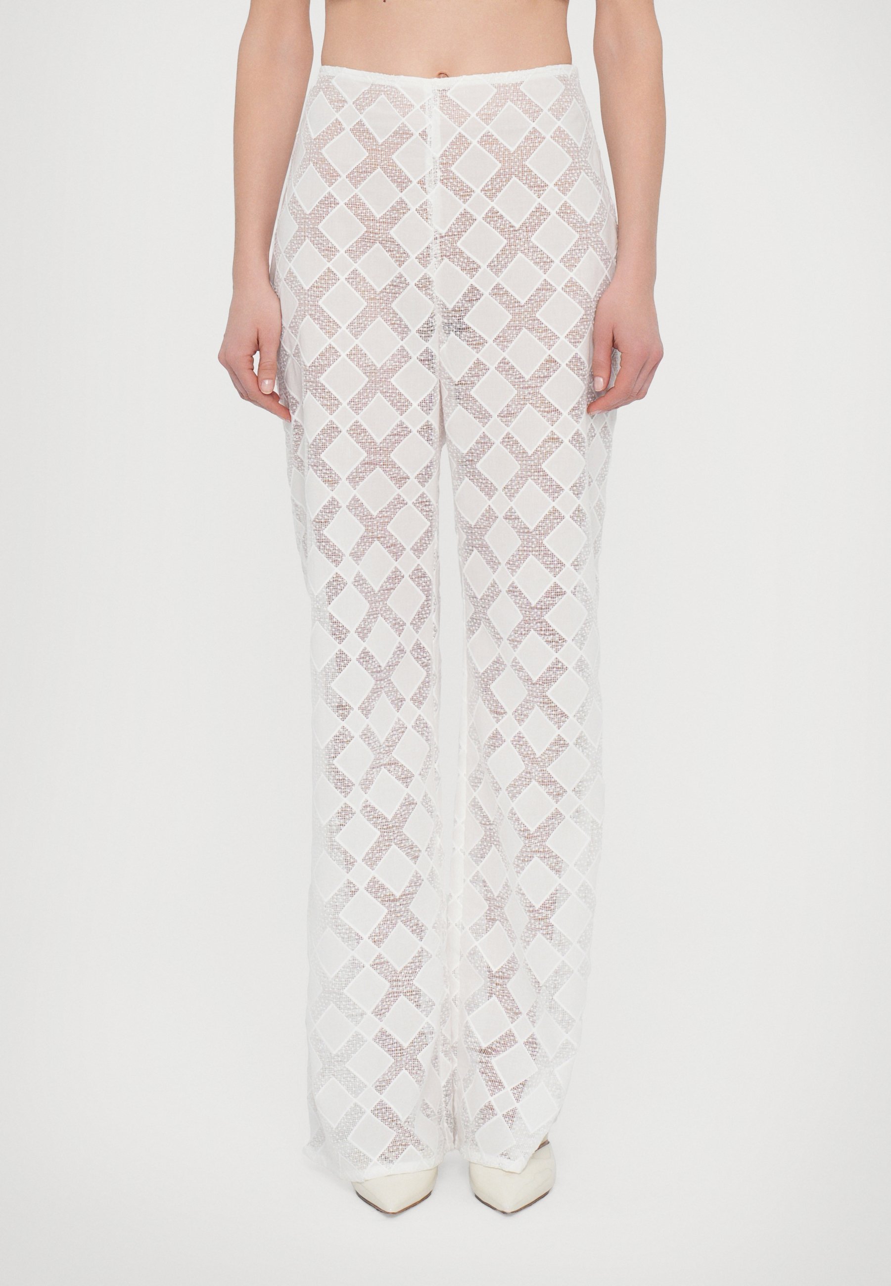 TOVE KAIA BROEK - Broek - wit