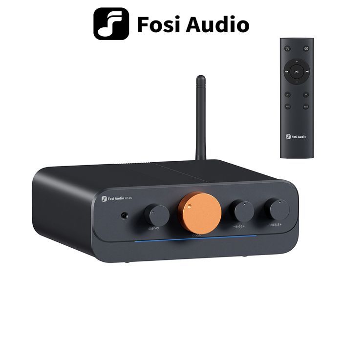 Amplificador de potencia de audio - RNCYN - HT4S - Bluetooth 4.1 - 4 canales - Para uso en oficina y exteriores