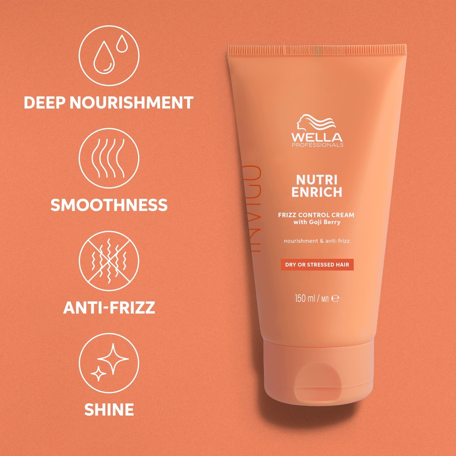 Wella Professionals Haarcreme INVIGO Nutri-Enrich Anti-Frizz-Creme - 150 ml