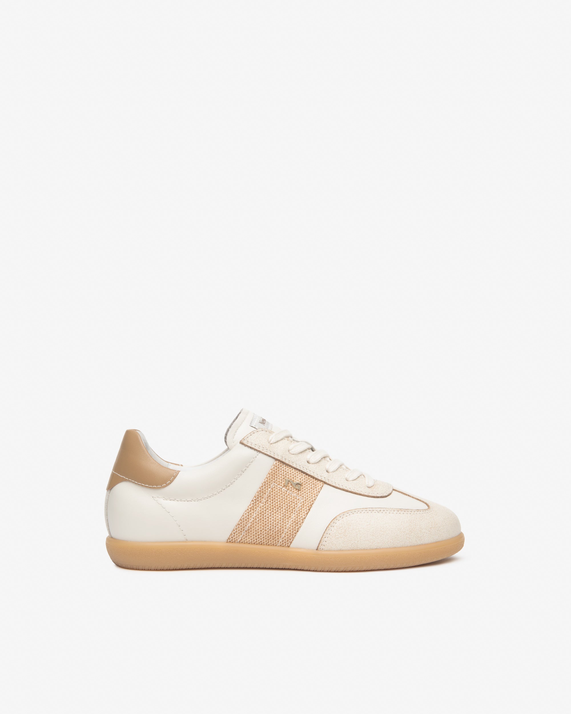  Damen-Sneaker aus Leder und Canvas