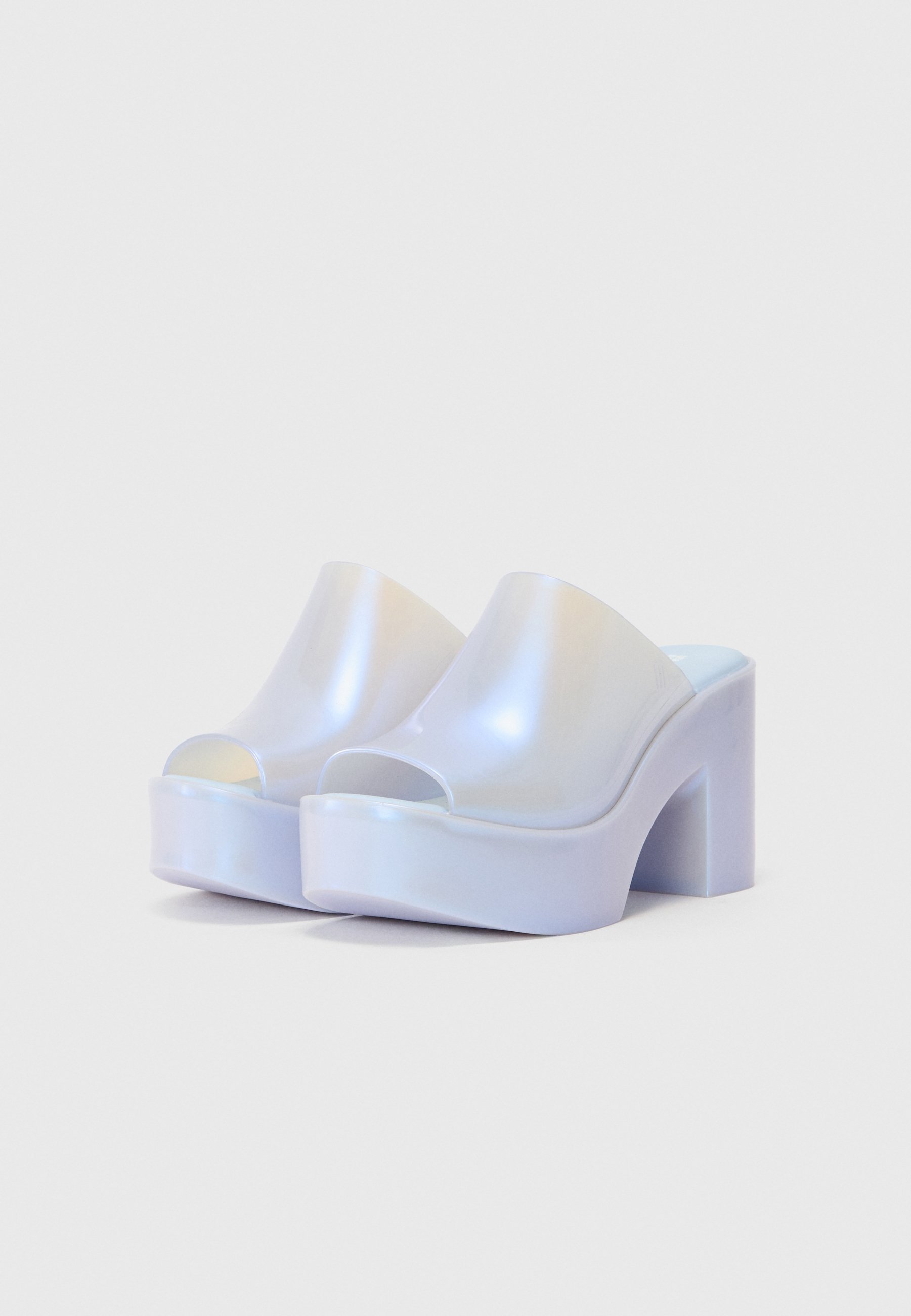 Melissa HYPE - Mules à talons - bleu perle