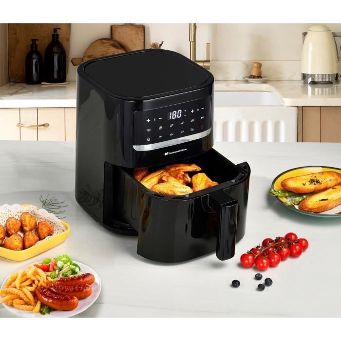 Friggitrice ad aria Continental Edison - FRSH1400B - 4,5 L - Nera - 1400W