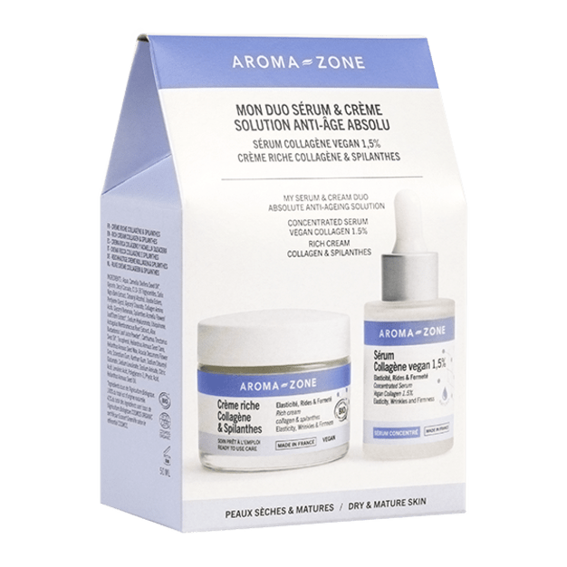 Mon duo Sérum & Crème solution anti-âge absolu au collagène vegan
